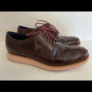 Cole Haan Lunargrand Oxford Wingtips Burgundy